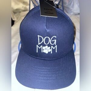 David and Young Navy "Dog Mom" Embroidered Baseball Cap